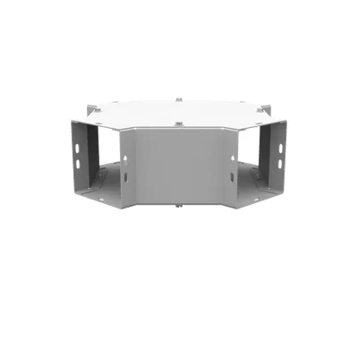 Wireway Cross Type 1 4x4 Screw Cover ANSI 61 Gray Steel