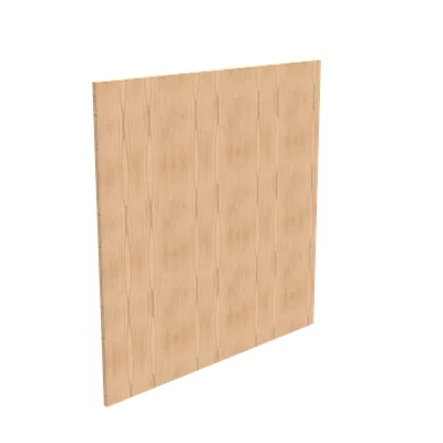 45x45 Back Panel Non-UL Listed Wood No Paint No Mounting Holes