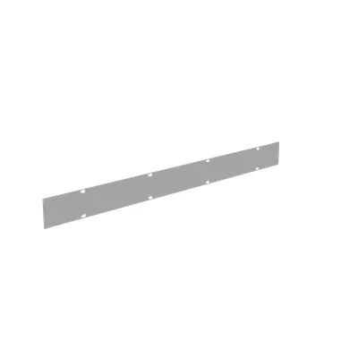 Wireway Cover Type 1 4x48 Screw Cover ANSI 61 Gray Steel Replacement Cover No Knockouts