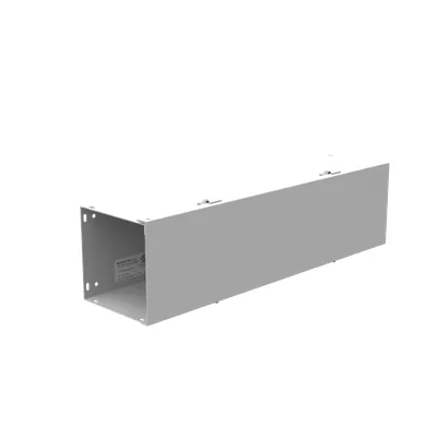 6X24X6 Hinge Cover Wireway UL Listed Type 1 Steel No Knockouts ANSI 61 Gray
