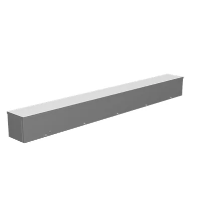 6x60x6 Screw Cover Wireway Type 3R UL Listed Steel No Knockouts No Paint Quad D Knockout for Lock Emboss Mounting Holes in Back