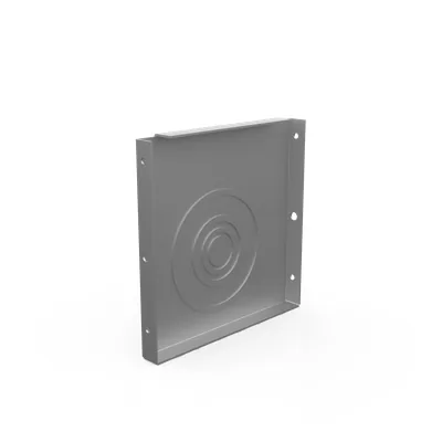 Wireway End 6x6 Screw Cover No Paint Steel