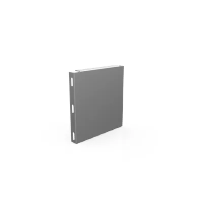 Wireway End 6x6 Screw Cover No Paint Steel Universal No Knockouts