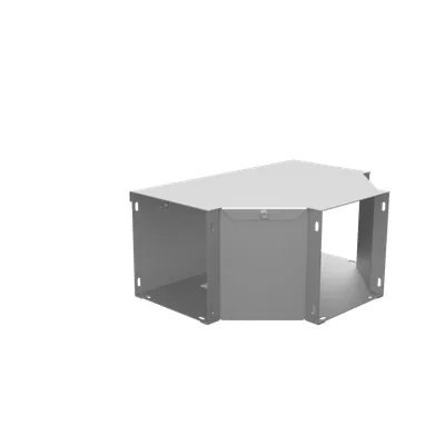 Wireway Tee for Hinged Wireways No Paint Steel