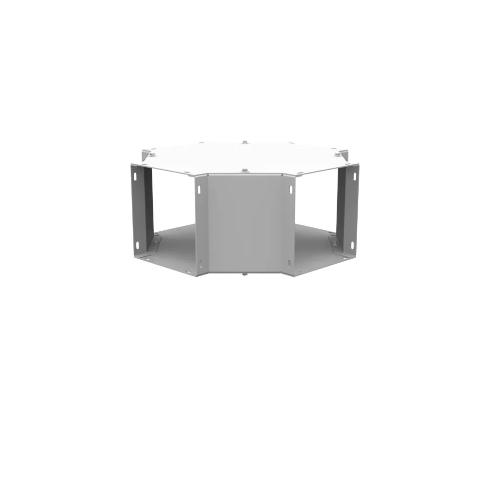 Wireway Cross Type 1 6x6 Screw Cover ANSI 61 Gray Steel