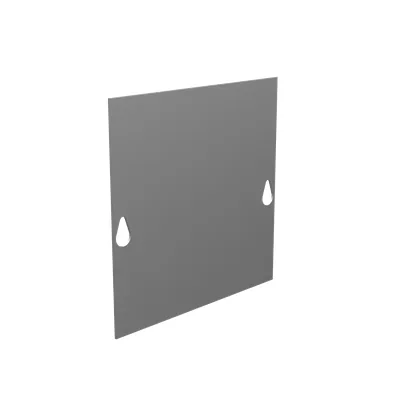 Front Cover Type 1 6x6 Screw Cover No Paint Steel