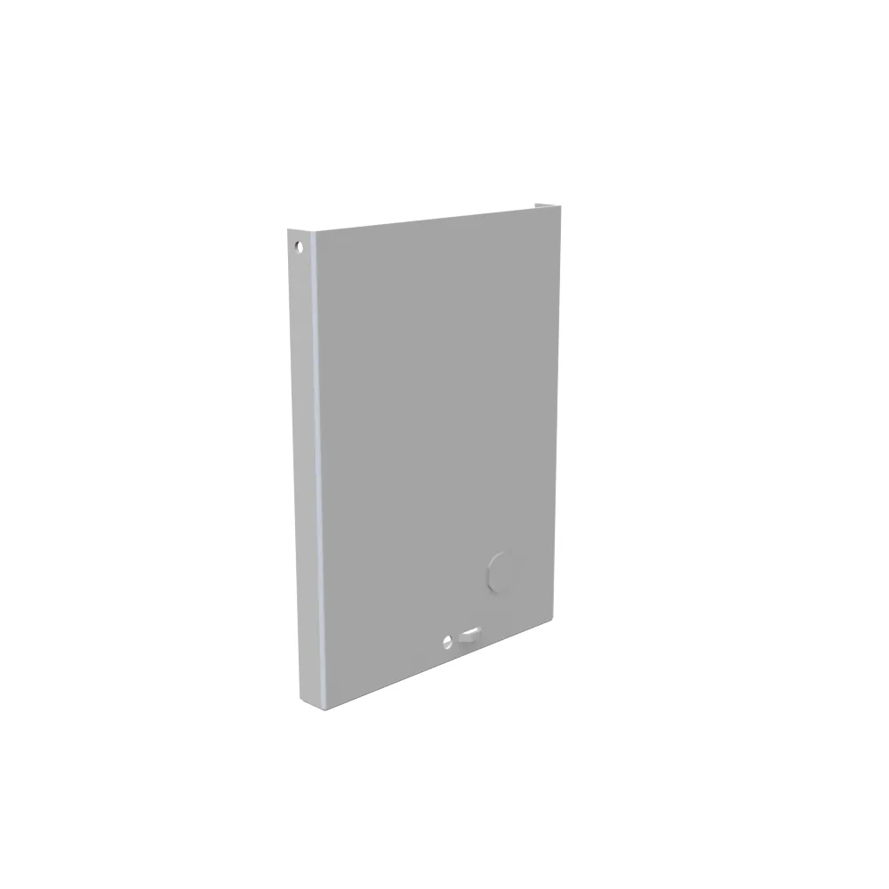 Tapa Frontal Tipo 3R No Listada UL 6x8 Tapa Atornillada Acero Gris ANSI 61