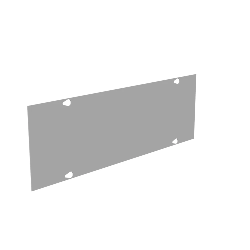 Wireway Cover Non UL Listed 6x18 Screw Cover ANSI 61 Gray Steel