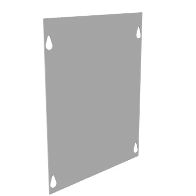 Front Cover Type 1 8x10 Screw Cover ANSI 61 Gray Steel