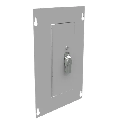 Surface Mount Cover Type 1 8x12 Screw Cover ANSI 61 Gray Steel Hinged Door Keylocking Slam Latch