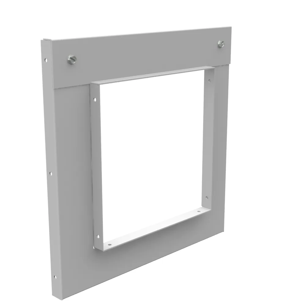 Reductor de Ducto Cuadrado 8x8 - 12x12 Tipo 1 UL Gris ANSI 61 Acero