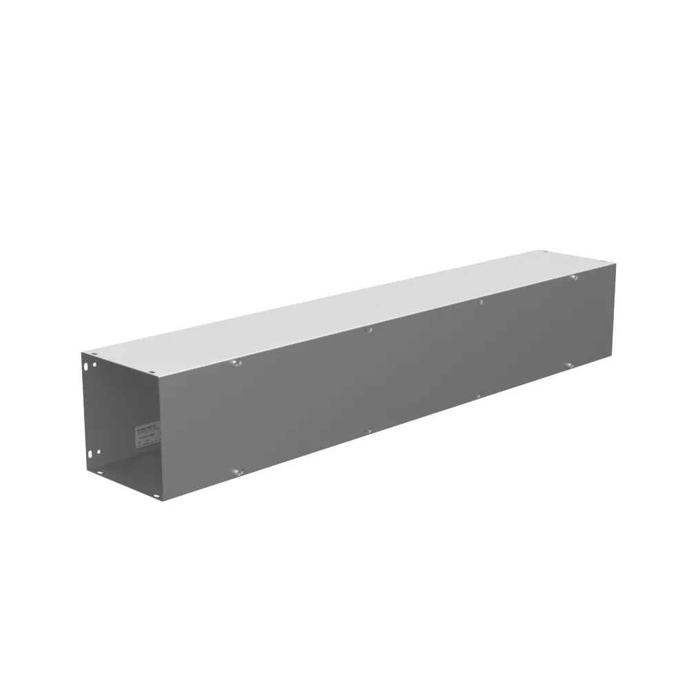 8X48X8 Screw Cover Wireway UL Listed Type 1 Steel No Knockouts No Paint
