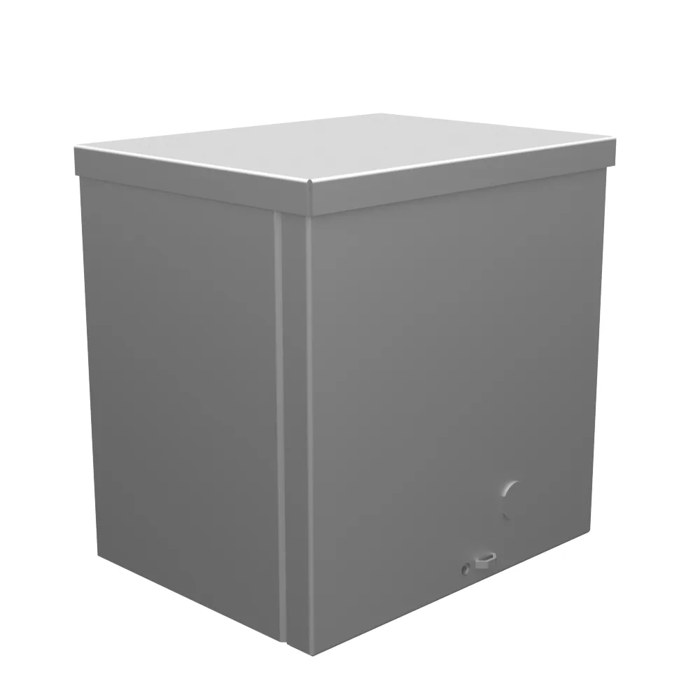Gabinete 8X6X8 Tapa Atornillada UL Tipo 3R Acero Troqueles No Sin Pintura Troquel Quad D para Candado