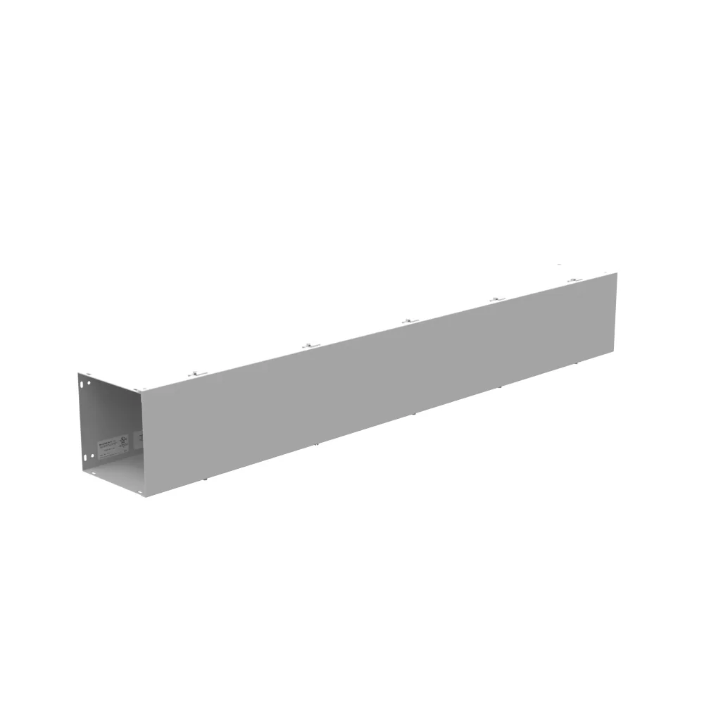 Gabinete 8X60X8 Tapa Embisagrada Ducto Cuadrado UL Tipo 1 Acero Troqueles No Gris ANSI 61