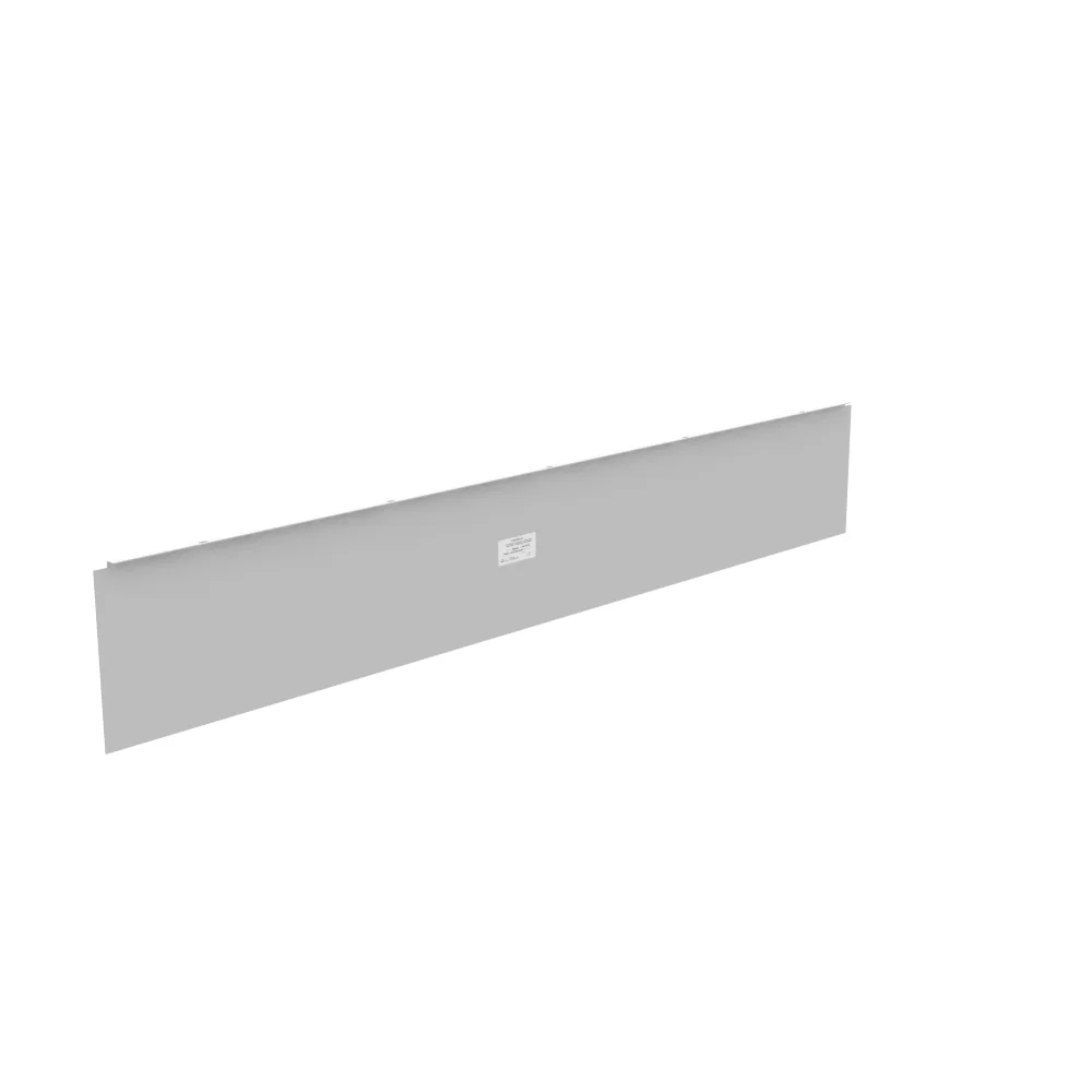 Wireway Barrier NEMA 1 10x60 Wireway ANSI 61 Gray Steel