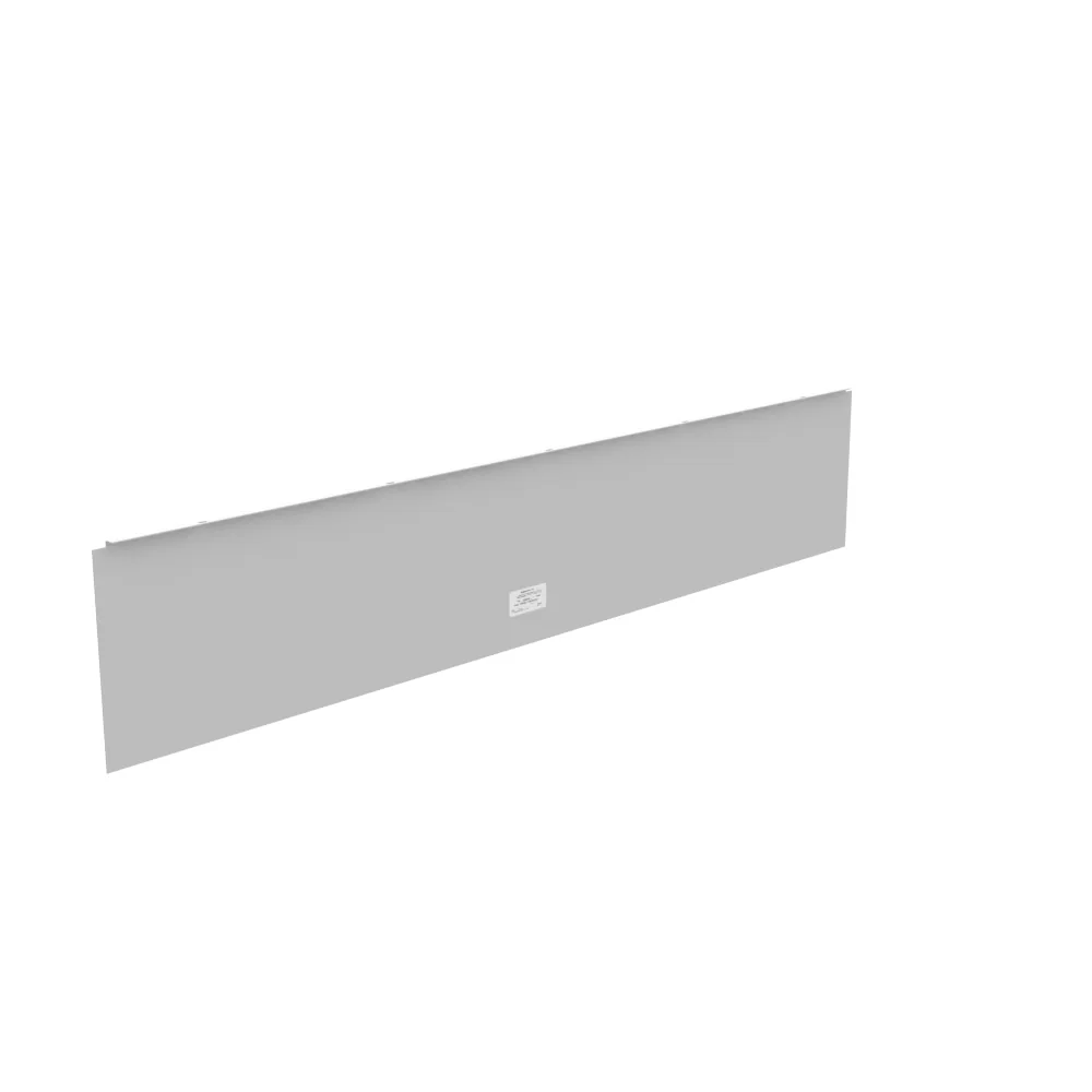 Barrera para Ducto Cuadrado 10x60 NEMA Tipo 1 - 3R Ducto Cuadrado Gris ANSI 61 Acero sin Troqueles