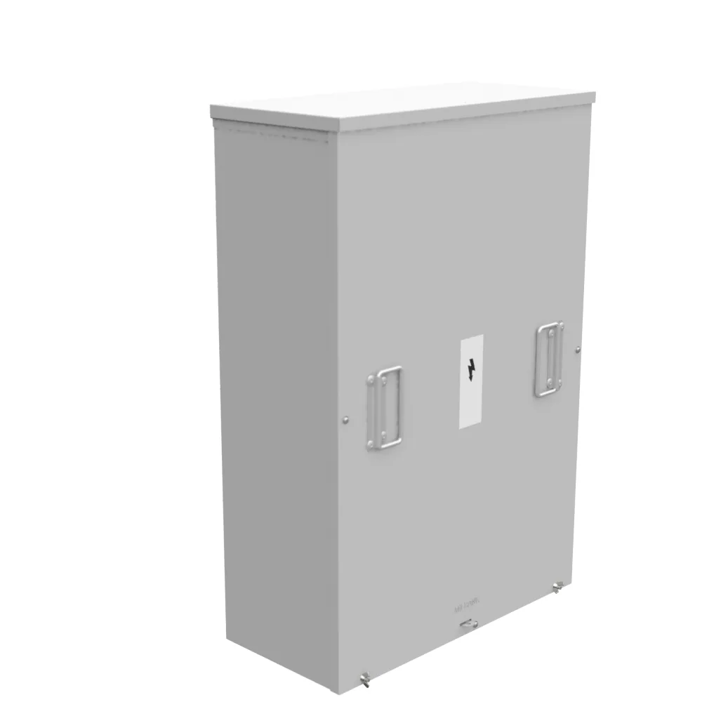 24INX36INX11IN ACERO PINTADO SENCILLO TAPA DELANTERA DESMONTABLE ATORNILLADA PORTA CANDADO GABINETE PREPARADO PARA