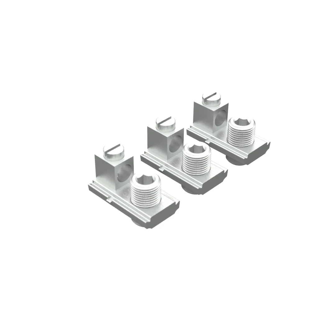 KIT DE CONECTOR DE DERIVACIÓN TUERCA DESLIZANTE CON HEX INTERNO 14 GA A 1 CONECTOR DE CAJA SIN ARANDELA 300V MÁX 3 POR KIT