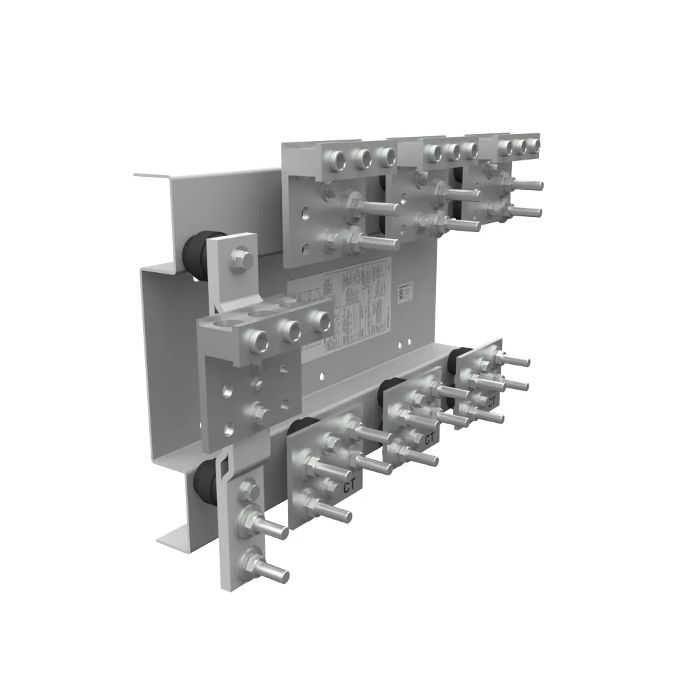 CT MOUNTING RACK 800 AMP 3 PHASE 50K AIC .375 STUD LINE SIDE AND 4-600KCMIL OR TWO 1-250KCMIL LOAD SIDE NON-EUSERC