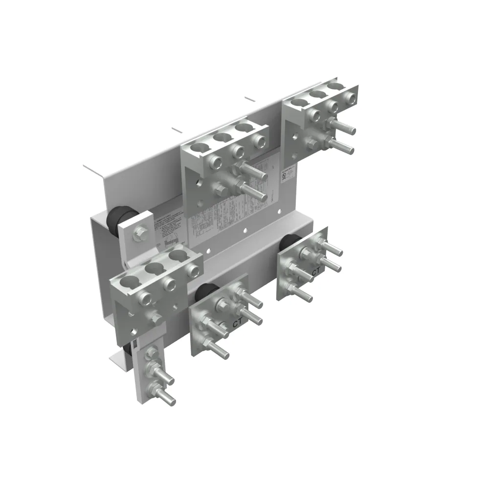 Bastidor montaje TC 800 amperios 1 fase 50 k amperios capacidad interrupción .375 línea pernos y 4-600kcmil o dos 1-250kcmil carga No-EUSERC