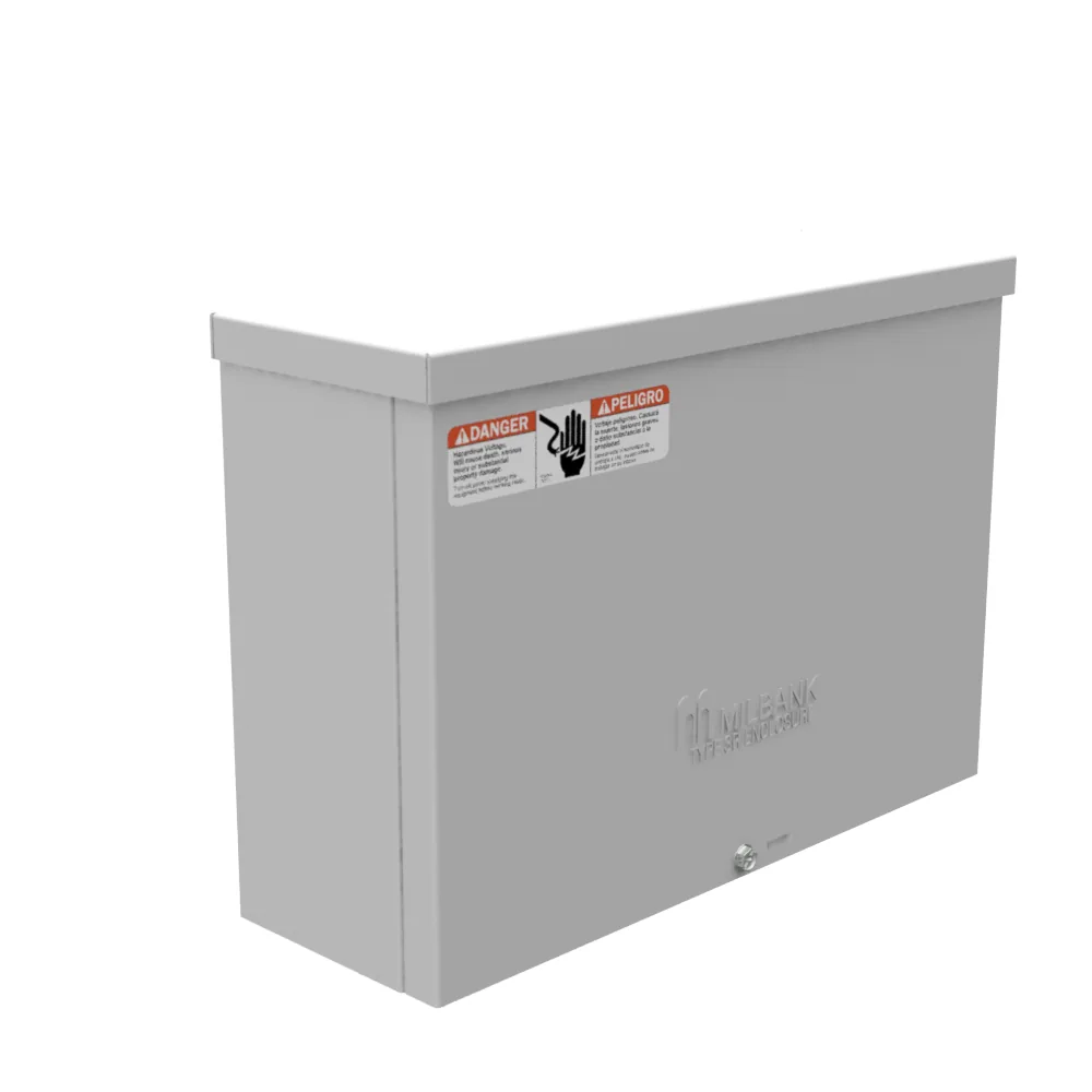 200 AMP 1 FASE 600 VOLT 12INX8INX4IN ACERO PINTADO TAPA DELANTERA DESMONTABLE ATORNILLADA 1 ZAPATA POR LADO - 14-1 AWG NULO 1 ZAPATA POR LADO - 14-1 AWG NULO 10K AIC