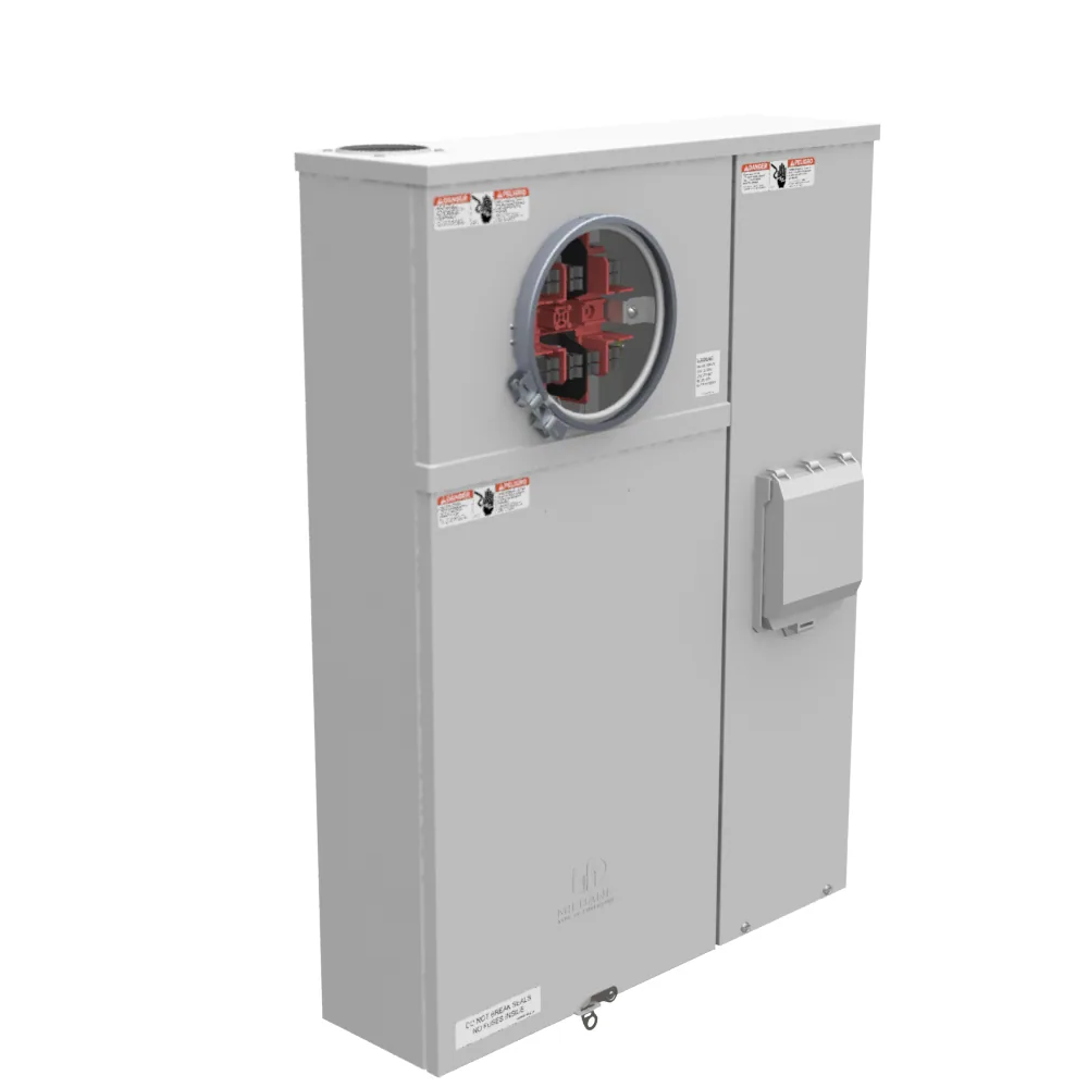 7 TERMINALES CON ANILLO CHICO PLACA DE CIERRE BYPASS DE PUENTE TRIPLEX BIRLO DE TIERRA 200 AMP INTERRUPTOR PRINCIPAL EXTRAÍBLE 200KAIC 240V