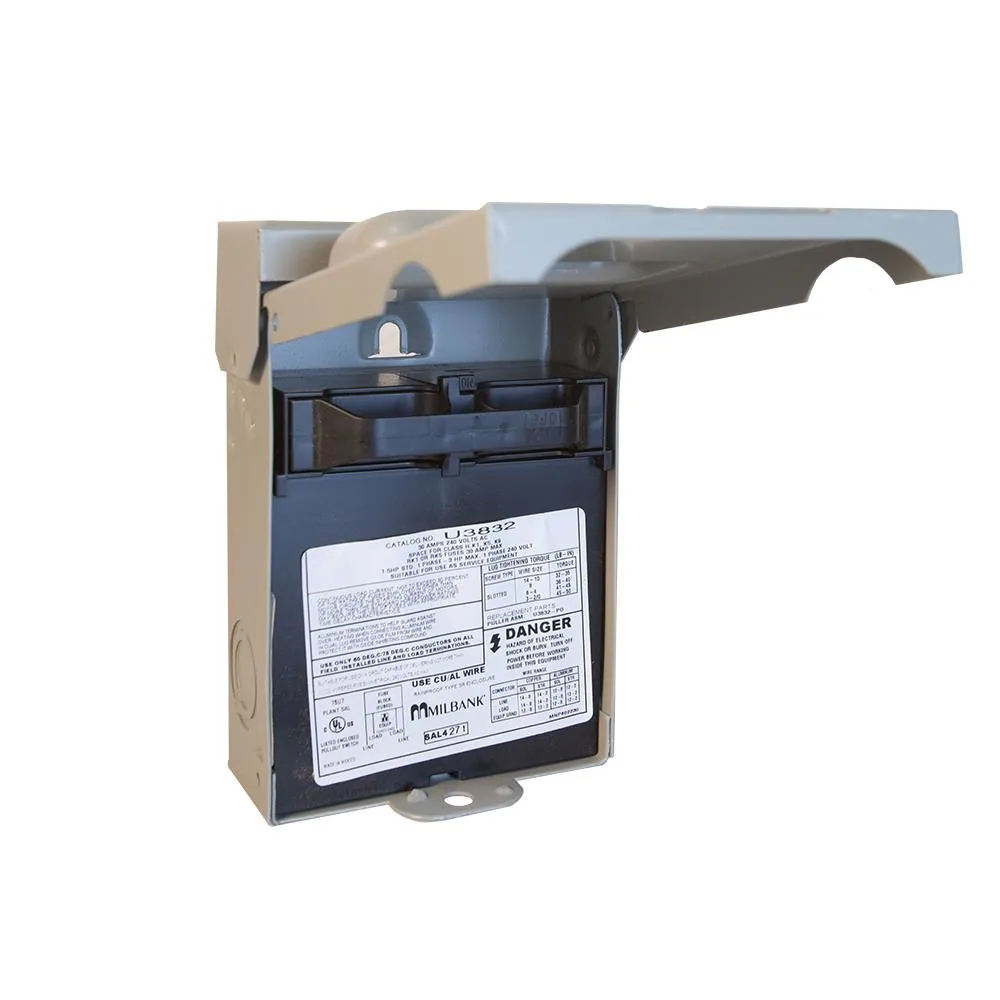 Desconectador AC FUSIBLE 30 AMP TIPO CARTUCHO Listado UL Canadá