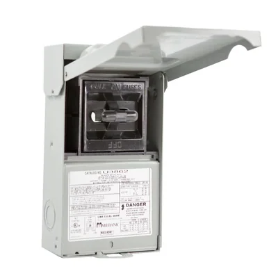 60 AMP FUSED AC DISC PULL-OUT Canadian U/L listed