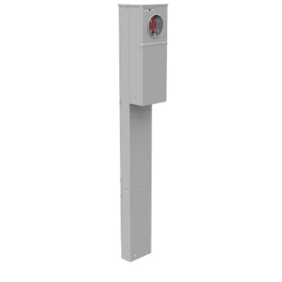 4 TERM RNGTP PLAIN TOP 1-100 AMP MN BRKR SGL PED DIR BURY SERIES WIRED