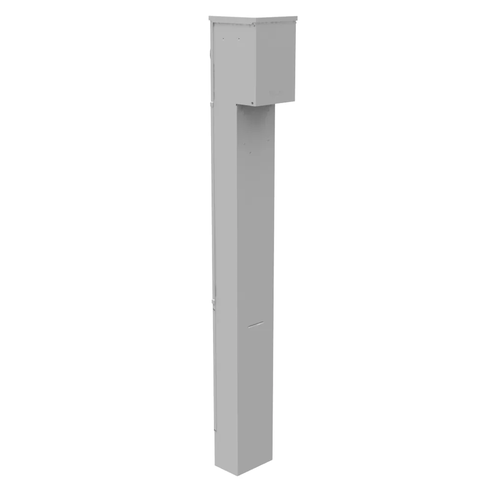 4 TERMINALES CON ANILLO TAPA PLANA 1450 TT30 520GR PEDESTAL SENCILLO ENTERRAMIENTO DIRECTO 9.438Lx8Wx70H