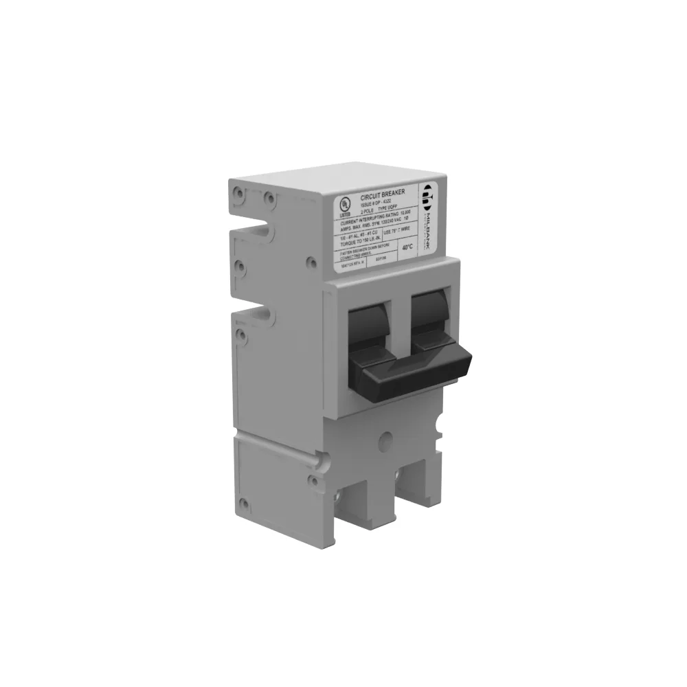 MILBANK 100 AMP 2 POLOS 240V TIPO ENCHUFABLE 10KAIC