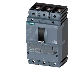 Interruptor de caja moldeada 3VA IEC 250 A 3P 55 kA, ETU3 LI (FS250)
