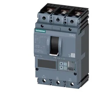 3VA IEC molded case circuit breaker 250 A 3P 55 kA, ETU5 LSI (FS250)