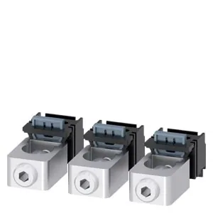 Bornes para conductor redondo para interruptor 3VA, juego de 3 piezas