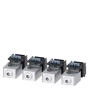 Round conductor terminals for 3VA circuit breaker, set of 3