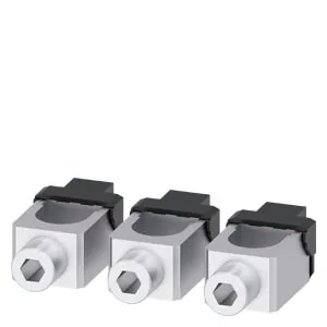 Round conductor terminals for 3VA circuit breaker, set of 3