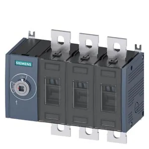 Interruptor seccionador 250 A, 3 polos, tamaño 3