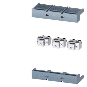 Round conductor terminals for 3VA circuit breaker, set of 3