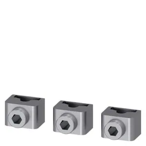Round conductor terminals for 3VA circuit breaker, set of 3