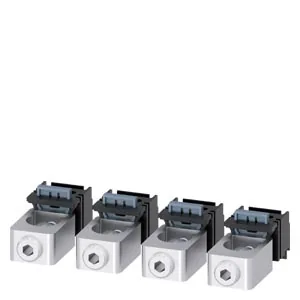 Round conductor terminals for 3VA circuit breaker, set of 3
