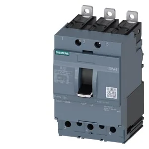 Interruptor termomagnetico de caja moldeada 100 A 4 polos, capacidad de interrupcion clase H, serie 3VA41