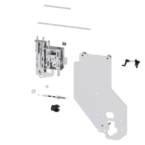 Enclavamiento mecánico mutuo con cable Bowden 2000 mm para interruptor 3WA fijo
