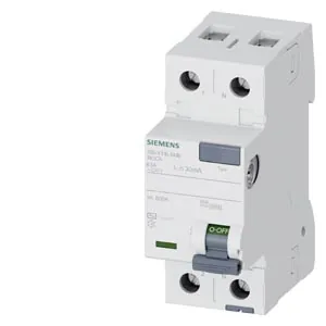 Interruptor diferencial 2 polos 63 A tipo AC 30 mA 60 Hz