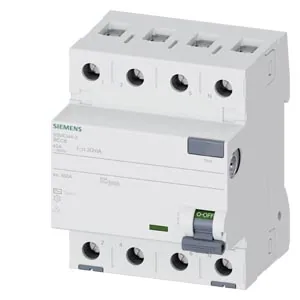 Interruptor diferencial 4 polos tipo A