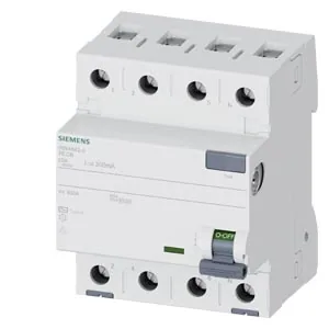Interruptor diferencial 4 polos tipo A