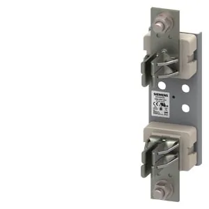 Base portafusibles NH cerámica 3PS tamaño 3, 1 polo, 630 A, 690 V, borne plano