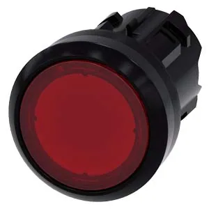Pulsador luminoso 22 mm redondo de plástico