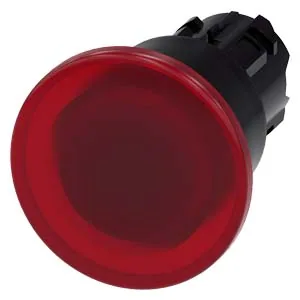 Pulsador tipo seta luminoso (golpe de puño) 22 mm
