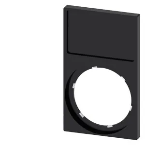 Portaetiquetas, 22 mm, marco angular