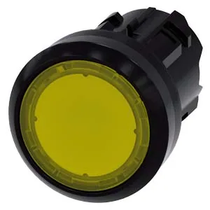 Pulsador luminoso 22 mm redondo de plástico